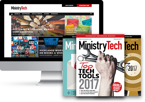 MinistryTech website and digital magazine MinistryTech website and digital magazine