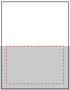 half page bleed ad