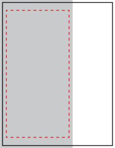 two-thirds page bleed ad