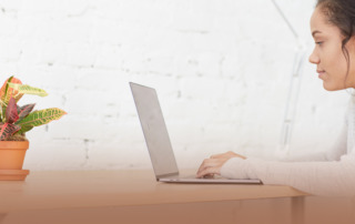 What Is Native Advertising, and Should You Use It? Girl on laptop